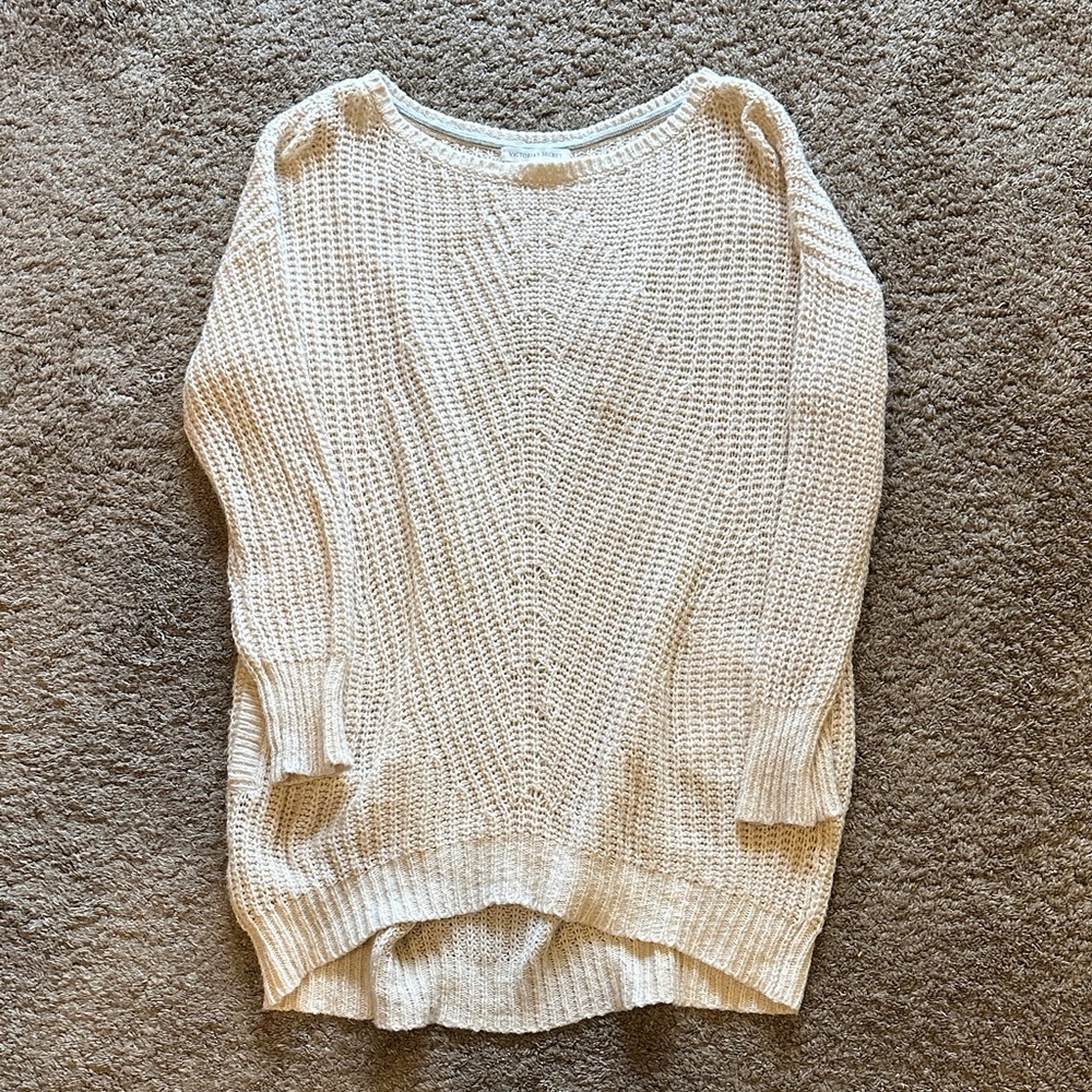 Victoria's Secret Cream Knit Sweater